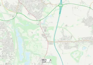 Rotherham S26 5 Print Map Sector
