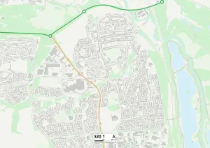 Sheffield S20 1 Postcode Sector Print Map