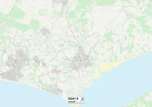 New Forest SO41 8 Print Map