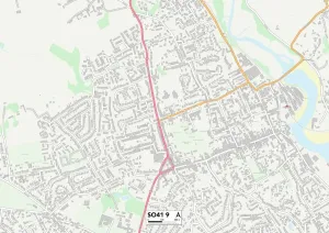 New Forest SO41 9 Print Map Sector
