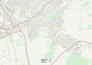 Test Valley SO51 5 Print Map