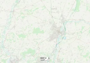 SO - Southampton Prints: Winchester SO21 2 Print Map Sector