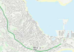 Cornwall TR11 3 Print Map Sector
