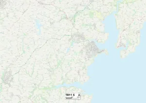 Cornwall TR11 5 Print Map