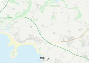 Cornwall TR17 0 Print Map Sector