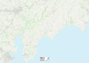 Cornwall TR2 5 Print Map