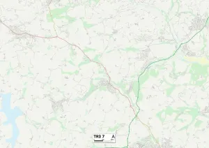 Cornwall TR3 7 Print Map Sector