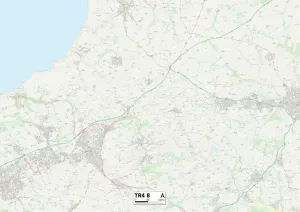 TR - Truro Prints: Cornwall TR4 8 Print Map Sector
