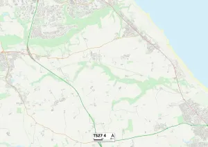 TS - Middlesbrough Prints: Hartlepool TS27 4 Print Map Sector Guide