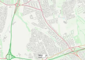 Middlesbrough TS5 8 Print Map Sector