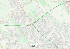 Middlesbrough TS7 8 Print Map Sector