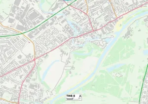 Hounslow TW8 8 Print Map Sector