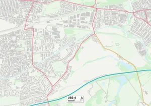 Ealing UB2 4 Print Map Sector