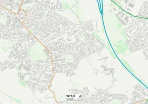 Wakefield WF5 0 Print Map Sector