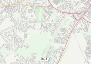 York YO24 4 Print Map Sector Map