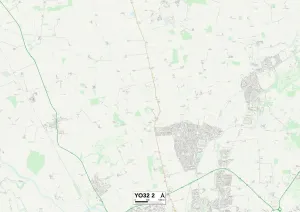 YO - York Prints: York YO32 2 Print Map Sector Postcode Map