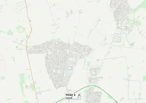 York YO32 3 Print Map Sector
