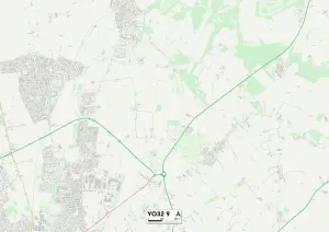 York YO32 9 Print Map Sector