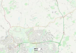 Redditch B98 9 Print Map Postcode Sector