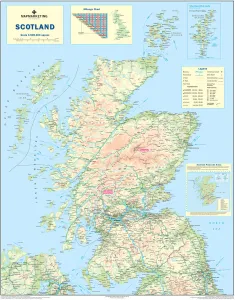 Scotland Road Map Scotland Road Map