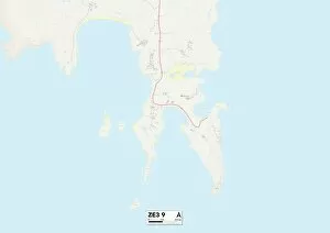 ZE - Shetland Collection: Shetland ZE3 9 Map