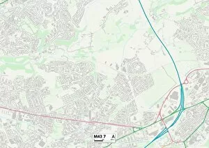 Albion Drive Collection: Tameside M43 7 Map