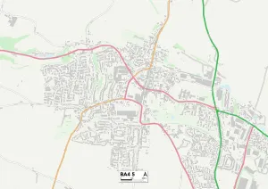 BA - Bath (Postcode Sector Maps) (Map Marketing) - Postcards