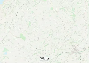 PL15 8 Cornwall Print Map