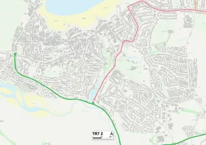 TR - Truro Prints: Cornwall TR7 2 Print Map