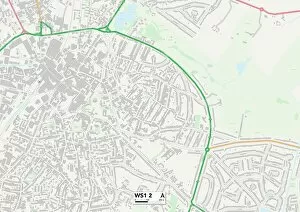 A461 Collection: Walsall WS1 2 Map