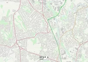 Anchor Lane Collection: Wolverhampton WV14 9 Map
