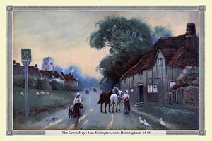 The Cross Keys Inn, Erdington, near Birmingham 1848 The Cross Keys Inn, Erdington, near Birmingham 1848