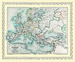 Map of Europe showing how it appeared at the time of the Third Crusade AD 1190 Map of Europe showing how it appeared at the time of the Third Crusade AD 1190