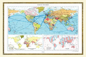 Maps showing world/maps world year portfolio/old map world 1982 Maps showing world/maps world year portfolio/old map world 1982