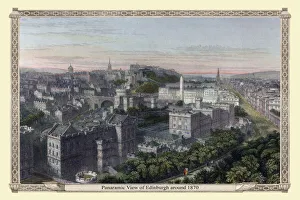 Panaramic View of Edinburgh around 1870 Panaramic View of Edinburgh around 1870