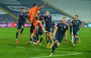 Serbia v Scotland - European Championship Qualifier Serbia v Scotland - European Championship Qualifier