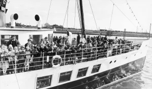 100s of Cleveland children set off from Head Wrightson Wharf 100s of Cleveland children set off from Head Wrightson Wharf