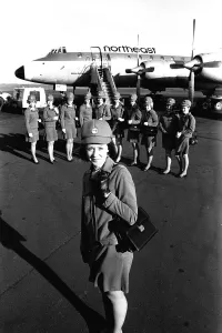 11 air stewardesses who earned their wings after passing the Northeast Airlines air 11 air stewardesses who earned their wings after passing the Northeast Airlines air