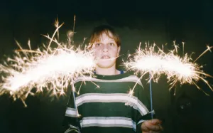 13 Year old David Croiser from Prince Road Middlesbrough practising for bonfire night 13 Year old David Croiser from Prince Road Middlesbrough practising for bonfire night