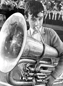14 year old Derek Ruffell won top prize for brass band pupils at South Shields in April 14 year old Derek Ruffell won top prize for brass band pupils at South Shields in April