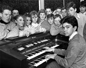 14-year-old Jeremy Moorby will be supplying the music on the Dene School' 14-year-old Jeremy Moorby will be supplying the music on the Dene School'