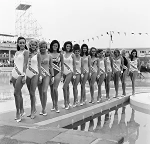 1969 Miss UK contestants. 18th August 1972 1969 Miss UK contestants. 18th August 1972