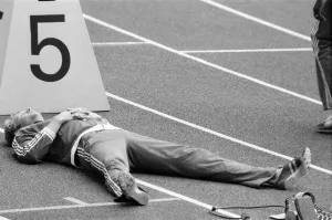 The 1976 Summer Olympics in Montreal, Canada. Pictured, Great Britain' The 1976 Summer Olympics in Montreal, Canada. Pictured, Great Britain'