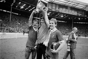 1982 League Cup Final at Wembley Stadium. Liverpool 3 v Tottenham Hotspur 1 1982 League Cup Final at Wembley Stadium. Liverpool 3 v Tottenham Hotspur 1