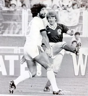 1982 World Cup Finals in Spain New Zealand v scotland Gordon Strachan in 1982 World Cup Finals in Spain New Zealand v scotland Gordon Strachan in