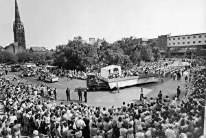 The 1984 Coventry Carnival procession seen here passing through Broadgate 9th June 1984 The 1984 Coventry Carnival procession seen here passing through Broadgate 9th June 1984