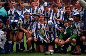 1991 Rumbelows Cup Final at Wembley. Sheffield Wednesday 1 v Manchester United 0 1991 Rumbelows Cup Final at Wembley. Sheffield Wednesday 1 v Manchester United 0