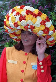 1993 Clothing Ascot Fashion Hats and Dresses Flower hat 1993 Clothing Ascot Fashion Hats and Dresses Flower hat