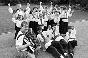 Images Dated 3rd September 1987: A-dancing we will go... and thats what these young Ukrainian Club dancers did in