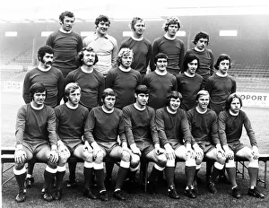 Aberdeen football players squad team photograph April 1971 Aberdeen football players squad team photograph April 1971